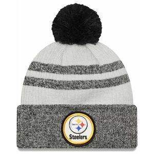 NEW ERA PITTSBURGH STEELERS BLACK RETRO 2022 SIDELINE SPORT MENS KNIT HAT
